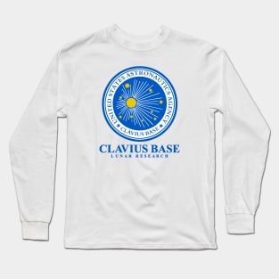 Clavius Base Lunar Research Long Sleeve T-Shirt